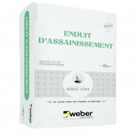 ENDUIT D'ASSAINISEMENT -  (WEBER MEP SP) 25KG