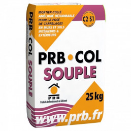 PRB COLLE SOUPLE GRIS 25KG