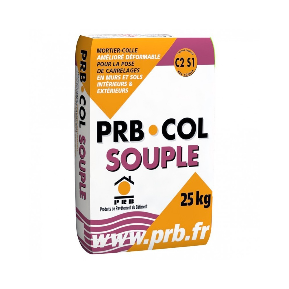 PRB COLLE SOUPLE GRIS 25KG