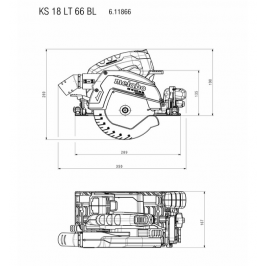 KS 18 LTX 66 BL SCIE...